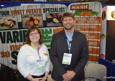 Tami Long and Hunter Gibbs with Nash Produce